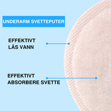 Last inn bildet i Galleri-visningsprogrammet, Hjemsol™ Svetteabsorberende underarmsputer (20 pakker)
