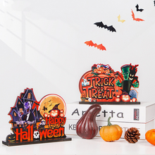 Last inn bildet i Galleri-visningsprogrammet, Halloween-tema Bordpynt i tre
