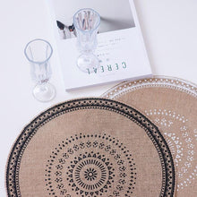 Last inn bildet i Galleri-visningsprogrammet, Rundskriv broderi nordisk stil bord matte
