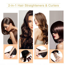 Last inn bildet i Galleri-visningsprogrammet, 2-IN-1 Silky Hair Straightener &amp; Curling Iron
