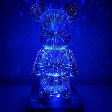 Last inn bildet i Galleri-visningsprogrammet, 3D Fireworks Bear Lights
