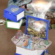 Last inn bildet i Galleri-visningsprogrammet, Pop Up 3D-mini dinosaurer og astronaut nøkkelringer
