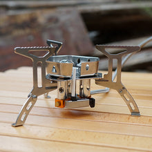 Last inn bildet i Galleri-visningsprogrammet, Utendørs camping vindtett gassbrenner
