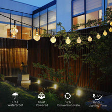 Last inn bildet i Galleri-visningsprogrammet, Solcelledrevne krystallkule-strenglys
