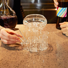 Last inn bildet i Galleri-visningsprogrammet, 6 Shot Glass Dispenser og holder
