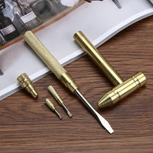 Last inn bildet i Galleri-visningsprogrammet, 6 in1 Micro Mini Multifunction Copper Hammer
