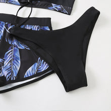 Last inn bildet i Galleri-visningsprogrammet, Bikini med blad-trykk
