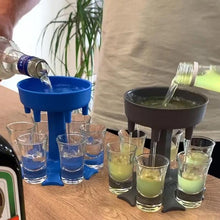 Last inn bildet i Galleri-visningsprogrammet, 6 Shot Glass Dispenser og Holder
