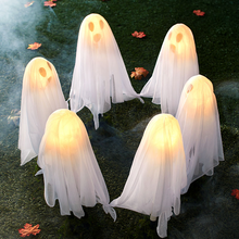Last inn bildet i Galleri-visningsprogrammet, Halloween dekorasjon LED-lys hengende spøkelser
