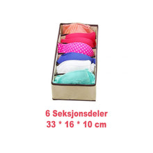 Last inn bildet i Galleri-visningsprogrammet, Sammenleggbar Skap Undertøy Arrangør (4 stykker / 1 sett)
