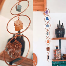 Last inn bildet i Galleri-visningsprogrammet, Raw Crystal 7 Chakra Gemstone Veggdekor
