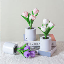 Last inn bildet i Galleri-visningsprogrammet, LED oppladbart tulipan nattlys

