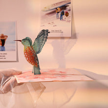 Last inn bildet i Galleri-visningsprogrammet, Kolibri Pop-Up Kort
