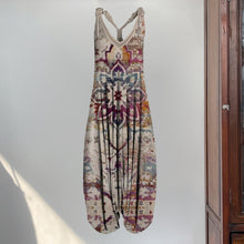 Last inn bildet i Galleri-visningsprogrammet, Women Summer Pattern Sleeveless Harem Jumpsuit
