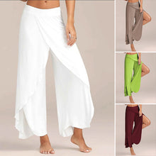 Last inn bildet i Galleri-visningsprogrammet, Yogabukser med brede ben og kryss-design
