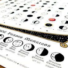 Last inn bildet i Galleri-visningsprogrammet, 2022 Månefasekalender med treramme
