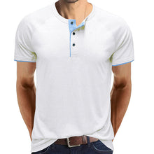 Last inn bildet i Galleri-visningsprogrammet, Henley Collar sommer T-skjorte for menn

