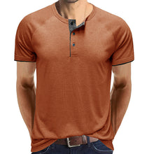 Last inn bildet i Galleri-visningsprogrammet, Henley Collar sommer T-skjorte for menn
