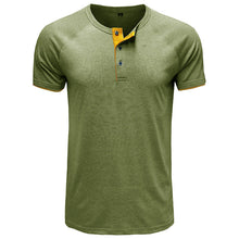 Last inn bildet i Galleri-visningsprogrammet, Henley Collar sommer T-skjorte for menn
