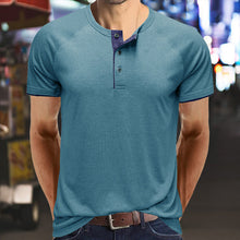 Last inn bildet i Galleri-visningsprogrammet, Henley Collar sommer T-skjorte for menn
