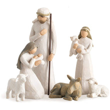 Last inn bildet i Galleri-visningsprogrammet, Willow Tree Nativity Figurines 6 PCs Resin Easter Ornament
