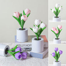 Last inn bildet i Galleri-visningsprogrammet, LED oppladbart tulipan nattlys
