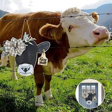 Last inn bildet i Galleri-visningsprogrammet, Farmhouse Cow Head velkomstkrans
