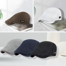Last inn bildet i Galleri-visningsprogrammet, Men's Summer Mesh Newsboy Flat Cap
